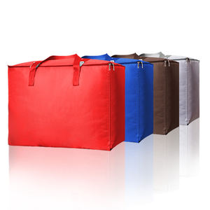 Custom 600D Oxford Waterproof Dustproof <b>Quilt</b> <b>Storage</b> <b>Bag</b> Foldable Black Outdoor Patio <b>Storage</b> Solution - Product Image 6