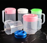 Théière à bulles en plastique PP de grande capacité cruche à jus de fruits bouilloire à boissons théière cruche à eau