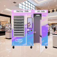 Machine distributrice de vernis à ongles DIY en libre-service, couleur personnalisée, écran tactile 21 pouces, imprimante 3D pour ongles, options de paiement multiples