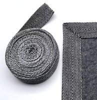 Ruban de bordure pour tapis en coton 100% de 4,5 cm (1,78 po) de largeur pour pistolet de tufting, fabrication de tapis