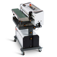 Machine de mise sous vide semi-automatique à injection d'azote pour l'emballage de chips, pop-corn, riz, grains de café, snacks, noix, céréales et bonbons
