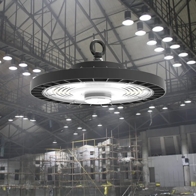 Highbay 85W 100W 150W 200W gewerbliche und industrielle DIP dimmbare Hi-Bay-Innen lager Fabrik Leuchte UFO LED High Bay Lichter