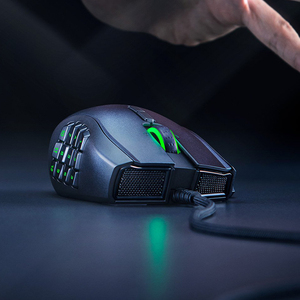 Razer Naga Phiên Bản Thuận Tay Trái Chuột Chơi Game MMO Tiện Dụng 20000DPI 19 + 1 Nút Lập Trình Chuột Chơi Game Có Dây - Product Image 3
