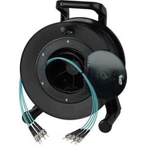 Ngoài trời chiến thuật nhựa sợi cáp quang Reel cho 200m LC SC ST FC bọc thép vá dây - Product Image 2