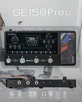 Pédale multi-effets pour guitare MOOER GE150 Pro Li Black, overdrive, distorsion, réverbération, delay, modulation, expression, volume, soft