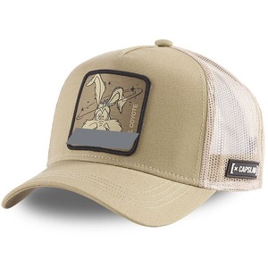 Casquette de baseball 6 panneaux en tissu mesh motif dessin animé lapin et canard, version haut de gamme, unisexe, quatre saisons, style hip-hop tendance - Product Image 5
