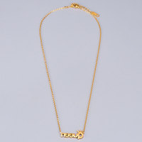 Vnox — collier avec pendentif en cristal de reine, bijoux plaqué or, plaque avec nom personnalisée, cadeau pour femme