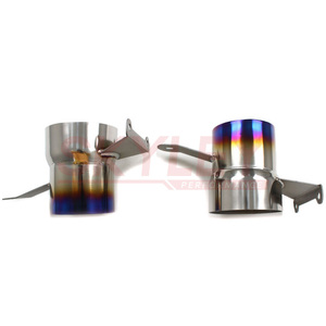 Terminali di Scarico in Titanio SKYLEY per Ferrari <span class=keywords><strong>488</strong></span> GTB, <span class=keywords><strong>488</strong></span> Spider, <span class=keywords><strong>488</strong></span> Pista, <span class=keywords><strong>488</strong></span> Pista Spider 2015-2020, Sistema di Scarico Catback - Product Image 2