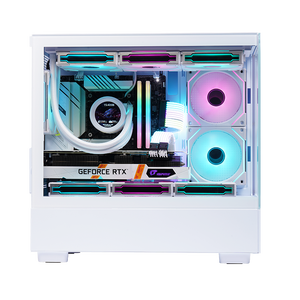 Xuanwu Pro M ATX mi-tour haut débit d'air panneau supérieur perforé boîtier d'ordinateur de jeu en verre trempé - Product Image 2