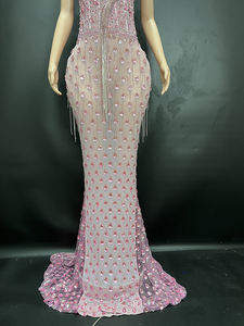 Abito da Sera Elegante Novance Y2848-C con Strass per Compleanno, <span class=keywords><strong>Abbigliamento</strong></span> <span class=keywords><strong>Sexy</strong></span> da <span class=keywords><strong>Donna</strong></span> per Club, Vendita all'Ingrosso di Fabbrica - Product Image 3