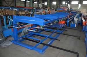 Hot Factory Direkt vertrieb Ein schicht ige farbige Dachziegel form maschine mit automatischem Stapler für Baumaterial - Product Image 6