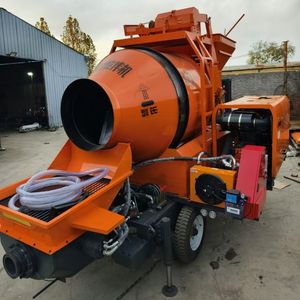 Hormigonera con Bomba, Máquina de Cemento, Hormigonera Autocargable de Alto Rendimiento - Product Image 1