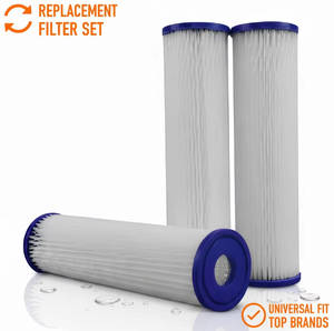 Cartouche filtrante plissée robuste pour piscine et <span class=keywords><strong>spa</strong></span>, lavable, à haut débit, réutilisable, taille universelle, de remplacement, pour usage commercial - Product Image 2