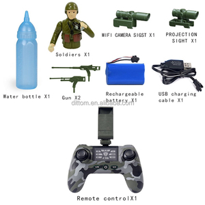 1/18รถถัง <span class=keywords><strong>sherman</strong></span> Metal แทร็ค2.4G & APP WiFi RC แทงค์สูบบุหรี่ต่อสู้ - Product Image 4