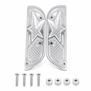Hot Sale Motorcycle <b>Footrest</b> for Giorno125 Scooter Multi Color CNC Aluminum Anodized Factory Direct Scooter Floor Board - Product Image 2