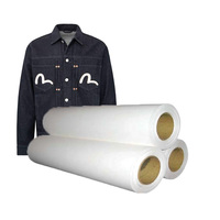 Papier de sublimation à séchage rapide, rouleau de transfert thermique pour impression textile, approvisionnement en gros