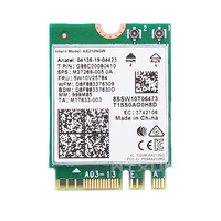5400Mbps Tri-banda WiFi6E Intel AX210 NGW Tarjeta inalámbrica M.2 2230 NGFF Módulo WiFi para computadora portátil con diente azul 5,3
