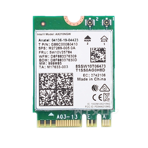 5400Mbps Tri-Band wifi6e Intel AX210 NGW Card không dây M.2 2230 NGFF máy tính xách tay <span class=keywords><strong>Wifi</strong></span> <span class=keywords><strong>module</strong></span> với màu xanh răng 5.3 - Product Image 3