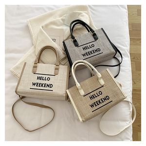 Sacs à main pour femmes tendance 2025, nouveaux modèles, <span class=keywords><strong>grand</strong></span> <span class=keywords><strong>sac</strong></span> bandoulière pour les trajets quotidiens, vente en gros à bas prix, sacs fourre-tout en toile pour femmes - Product Image 1