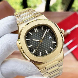 2025 Reloj mecánico de gama alta más vendido con bisel dorado y opciones de color dual, unisex - Product Image 3