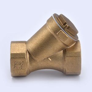 Chất Lượng Cao Thép Không Gỉ Chủ Đề Của Nhãn Hiệu Brass y-Băng Mặt Bích Lọc Van Lưới Tiêu Chuẩn Hàng Đầu Bóng Nước Van Brass - Product Image 1