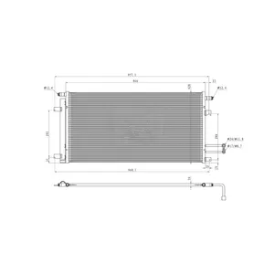 23141869 7-4283 Automotive A/c Condenser Compatible For Chevrolet Silverado 1500/gmc Sierra Car Ac Air Conditioner Condenser Hb