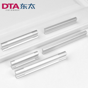 Poignées en alliage d'aluminium massif DTA pour armoires, placards et tiroirs, quincaillerie de porte moderne et minimaliste, finition anodisée - Product Image 2