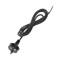 Prise standard australienne à 3 broches 10A 250V câbles d'alimentation cordons d'alimentation ca électriques pour ordinateur appareil ménager fil ouvert