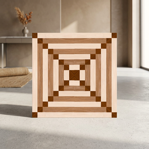 Dalles de terrasse en bois-plastique Wood Book Match 30x30cm, lisses, effet terrazzo, dalles de sol en céramique à emboîtement pour jardin - Product Image 1