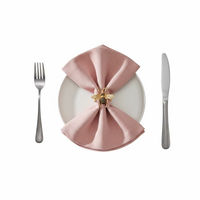 Lot de 4 Anneaux de Serviette Modernes de Luxe en Acier Inoxydable Or, Argent, Or Rose, Motif Abeille, Personnalisables, Écologiques, pour Décorations de Fête