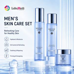 Private Label Men Skin Care Set Oil Control Men'S Face Wash Anti Aging Acne <span class=keywords><strong>crema</strong></span> <span class=keywords><strong>viso</strong></span> nutriente prodotti per la cura della pelle da <span class=keywords><strong>uomo</strong></span> - Product Image 4