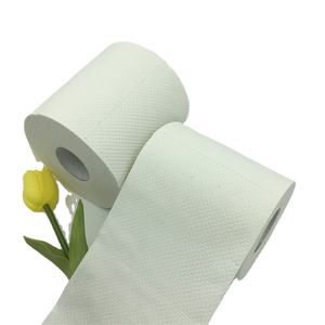 Papel higiénico desechable de alta calidad con relieve blanco virgen de 2 capas, suave y desechable, respetuoso con el medio ambiente para baños - Product Image 4