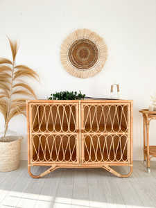 ตู้หวายทำด้วยมือเป็นมิตรกับสิ่งแวดล้อม | เฟอร์นิเจอร์หวายธรรมชาติสไตล์โบฮีเมียนห้องนอนแบบเรียบง่ายทันสมัยอเนกประสงค์ - Product Image 5