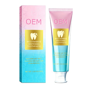 CHIC BEAUTE Pasta Dental Orgánica Sin Flúor para Eliminar el <span class=keywords><strong>Sarro</strong></span>, Blanquear los <span class=keywords><strong>Dientes</strong></span> Amarillos y Refrescar el Aliento con Niacinamida para Uso Doméstico - Product Image 6