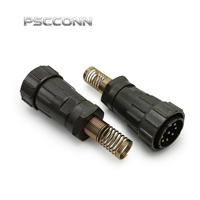 Connecteur électrique circulaire à baïonnette de qualité industrielle PSCCONN série FQ, FQ30, étanche IP67, prise et fiche aviation