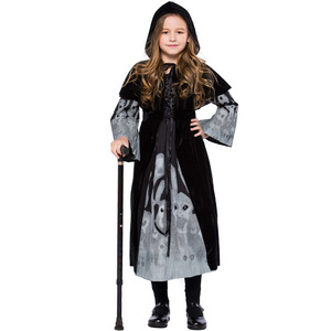 Costume d'Halloween squelette d'<span class=keywords><strong>horreur</strong></span> de haute qualité, très demandé, pour fête parent-enfant, cosplay, enfants et adultes - Product Image 1
