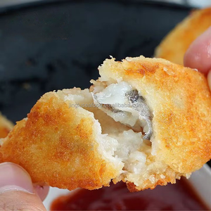 Filet de morue pané <span class=keywords><strong>surgelé</strong></span> prêt à frire, enrobé de Panko croustillant, riche en protéines, idéal pour les dîners en famille, compatible friteuse à air chaud - Product Image 2