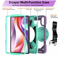 Étui de tablette robuste personnalisé en usine pour Redmi Pad 2, coque de protection antichoc à trois couches pour Redmi Pad 2