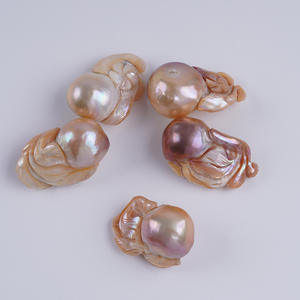 Perlas Sueltas de Agua Dulce Naturales de 16-17 mm, Perlas Barrocas Irregulares Recicladas para Material de Joyería DIY - Product Image 4