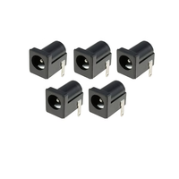Connecteur de prise d'alimentation femelle 12 V CC à montage sur circuit imprimé, adaptateur de port rond pour bandes LED, caméras de vidéosurveillance et cartes DIY