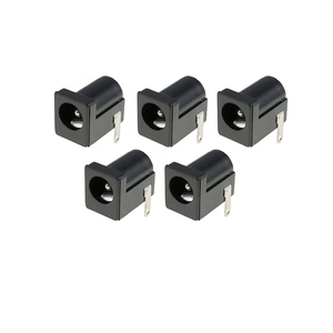 Conector Hembra de Alimentación de 12 VCC, Conector de Panel Redondo para Montaje en PCB, Adaptador de Puerto Cilíndrico para Tiras LED, Cámaras CCTV y Placas de Bricolaje - Product Image 2