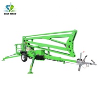 Nacelle élévatrice tractable 45 pieds (12 m) avec bras de levage portable pour travaux en hauteur à vendre
