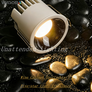 MN03016 <span class=keywords><strong>Spot</strong></span> LED encastré anti-éblouissement 220V IP20 Aluminium+PC Design ciel étoilé pour salon, cave à vin, CRI élevé - Product Image 1