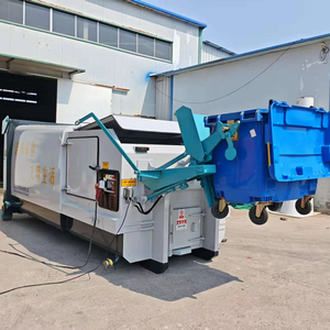 RNKJ 12 м³ мобильный уплотнитель для мусора для мусоросборника, эффективная домашняя мусорная машина - Product Image 1