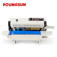Machine à Sceller Continue YOUNGSUN L1 pour Sacs Plastique, Scelleuse Chauffante pour Films, Sachets, Thé, Alimentaire