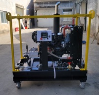 Nettoyeur haute pression industriel à jet d'eau diesel, machine de décapage de peinture et de revêtements