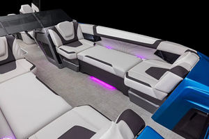 หลังคาบิมินีสุดหรู ปี 2025 สำหรับเรือโป๊ะ 22 ฟุต กันน้ำ ป้องกันรังสียูวี พร้อมระบบเสียง<span class=keywords><strong>ซับ</strong></span>วูฟเฟอร์ 7 เมตร และเฟอร์นิเจอร์ ขาย - Product Image 5