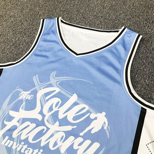 Gilet de basket-ball vintage à séchage rapide maille respirante conception personnalisée imprimé en gros maillots et chemises de basket-ball - Product Image 3