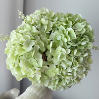Fleur d'hortensia artificielle en latex à toucher réel, vente en gros de fleurs d'hortensia, fleurs artificielles pour mariage, arrangement floral