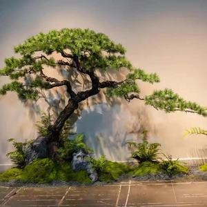 Branches de pin artificielles, grande plante <span class=keywords><strong>en</strong></span> <span class=keywords><strong>pot</strong></span>, bonsaï de pin <span class=keywords><strong>japonais</strong></span> artificiel, cèdre artificiel pour la décoration - Product Image 6